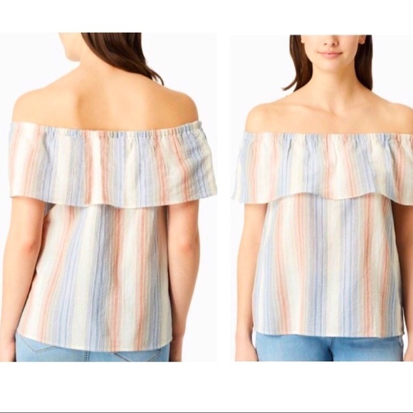 Off or On Shoulder Peasant Top - Picture 1 of 5